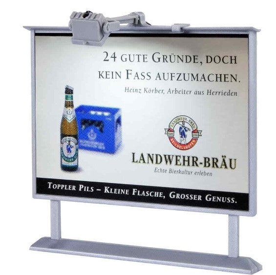 Viessmann 6336 HO Advertising Biillboard Landwehr-Brau