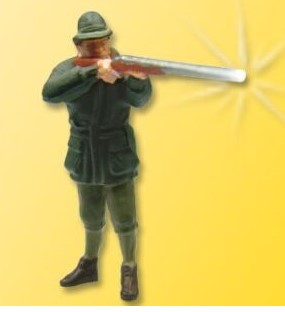 Viessmann 1529 HO Hunter w/Rifle with Animated Muzzle Shaft