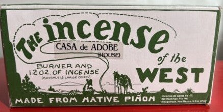 The Incense of the West 1010 HO Burner and 20 Bricks of Pinon Incense