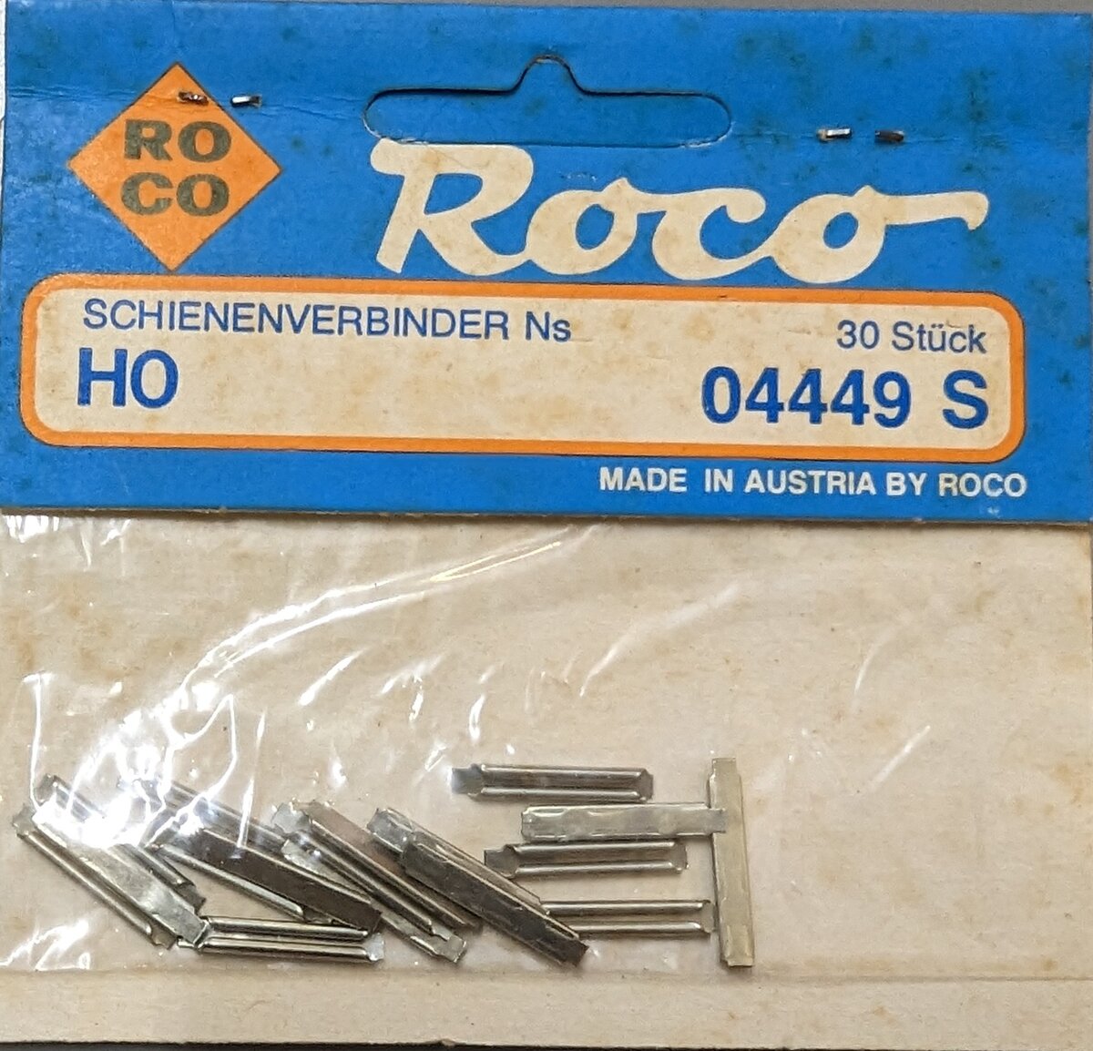 Roco 04449 S HO Rail Joiners