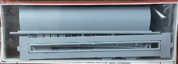 InterMountain UNDEC HO Undecorated Cylindrical Grain Car 4-Bay Covered Hopper