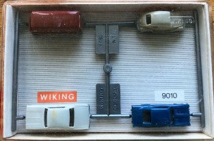 Wiking 9010 N Scale VW 1300, VW Kombi, Opel Rekord, Chevrolet Vehicle Set