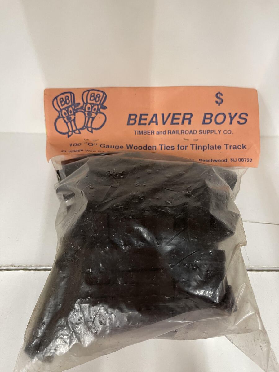 Beaver Boys O Gauge Wooden Ties For Tinplate Track (Pack of 100)