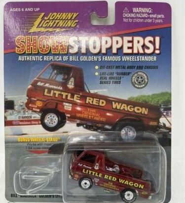 Johnny Lightning 462-00 1:64 Scale Bill "Maverick" Golden's Little Red Wagon