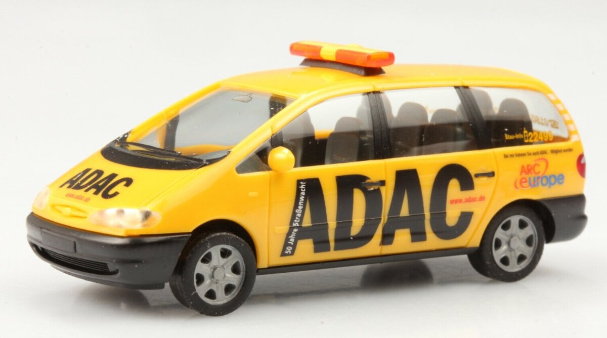 Herpa 046374 HO ADAC Ford Galaxy Van