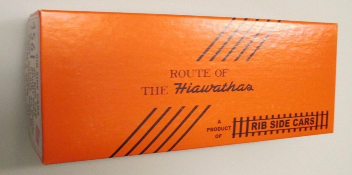 Rib Side Cars 4561 HO Milwaukee Road Short Ribs Plain 4/4 Ends 40' Boxcar Kit