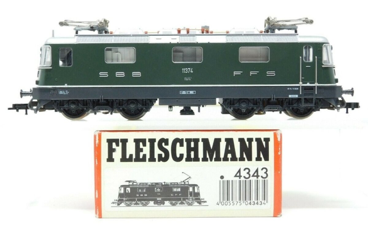 鉄道模型 FLEISCHMANN piccolo SBB Re4/4 Fleischmann 4343 HO SBB Swiss Federal RE 4/4 Electric