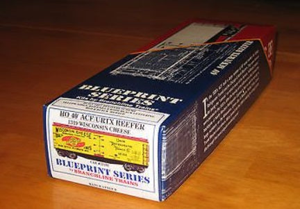 Branchline Trains 1319 HO Wisconsin Cheese 40' ACF/URTX Reefer Car # 12102 Kit