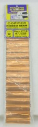 Builders-in-Scale 718 O Scale Copper Ribbed Seam 6' 7" Wide 7 1/2" Long