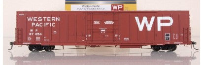 ExactRail EP-80504-6 HO Western Pacific PC&F 62' Insulated Box Car #67054
