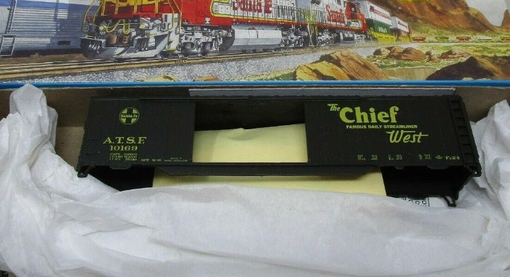 Athearn 2908F HO Santa Fe Chief Map 50' Boxcar #10169 Kit