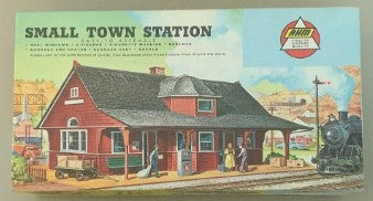 AHM 5842:398 HO Small Town Train Station Building Kit