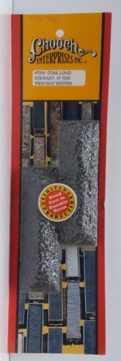 Chooch Enterprises Inc 7209 HO Coal Load Stewart Twin Bay Hopper (Pack of 2)