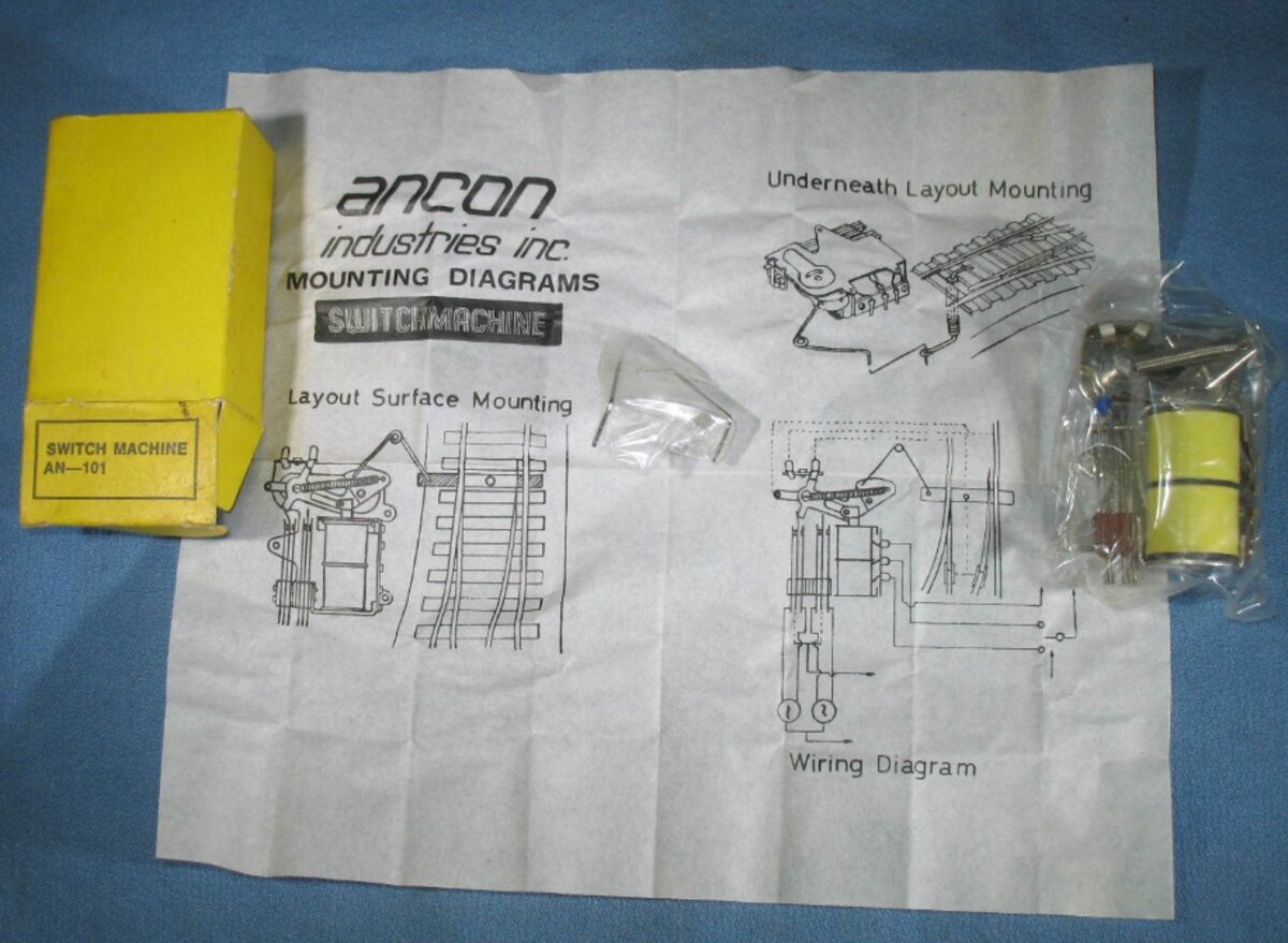 Ancon AN-101 Switch Machine Layout Surface Mounting