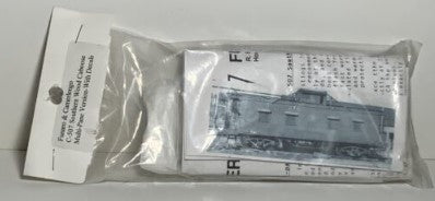 Funaro & Camerlengo C-507 HO Southern Wood Caboose Multi-Pane Version w/Decals