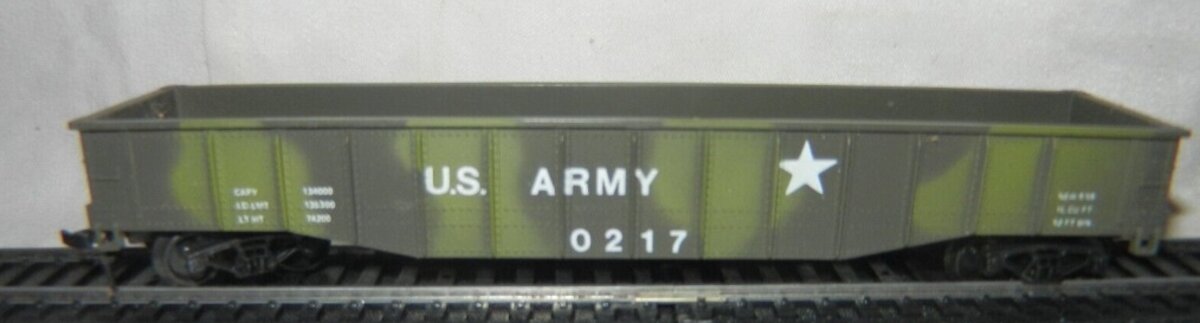 AHM 0217 HO US Army Camouflage Gondola # 0217