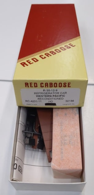 Red Caboose RC-4231-11 HO WP Reconditioned Refrigerator Car#50186Kit