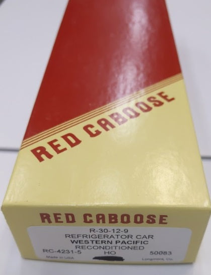 Red Caboose RC-4231-5 HO Western Pacific Reconditioned Refrigerator Car#50083Kit