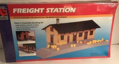 Life Like 1353 HO Scale Freight Station Building Kit