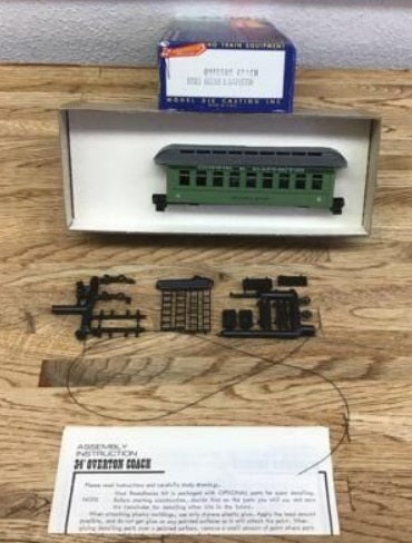 Roundhouse 1003 HO Overton Coach Gorre & Daphetid Road Number May Vary Kit