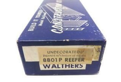 Walthers 8801P HO Reefer Undecorated Painted W/Choice Of Decals Craftsman Kit