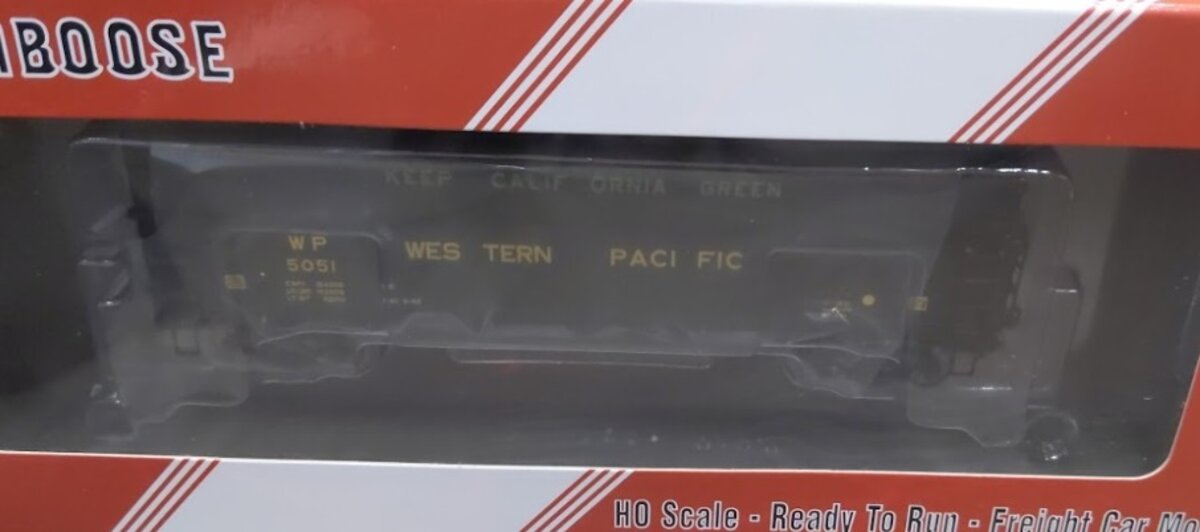 Red Caboose RR-35204-18 HO Western Pacific General Service Gondola Car # 5051