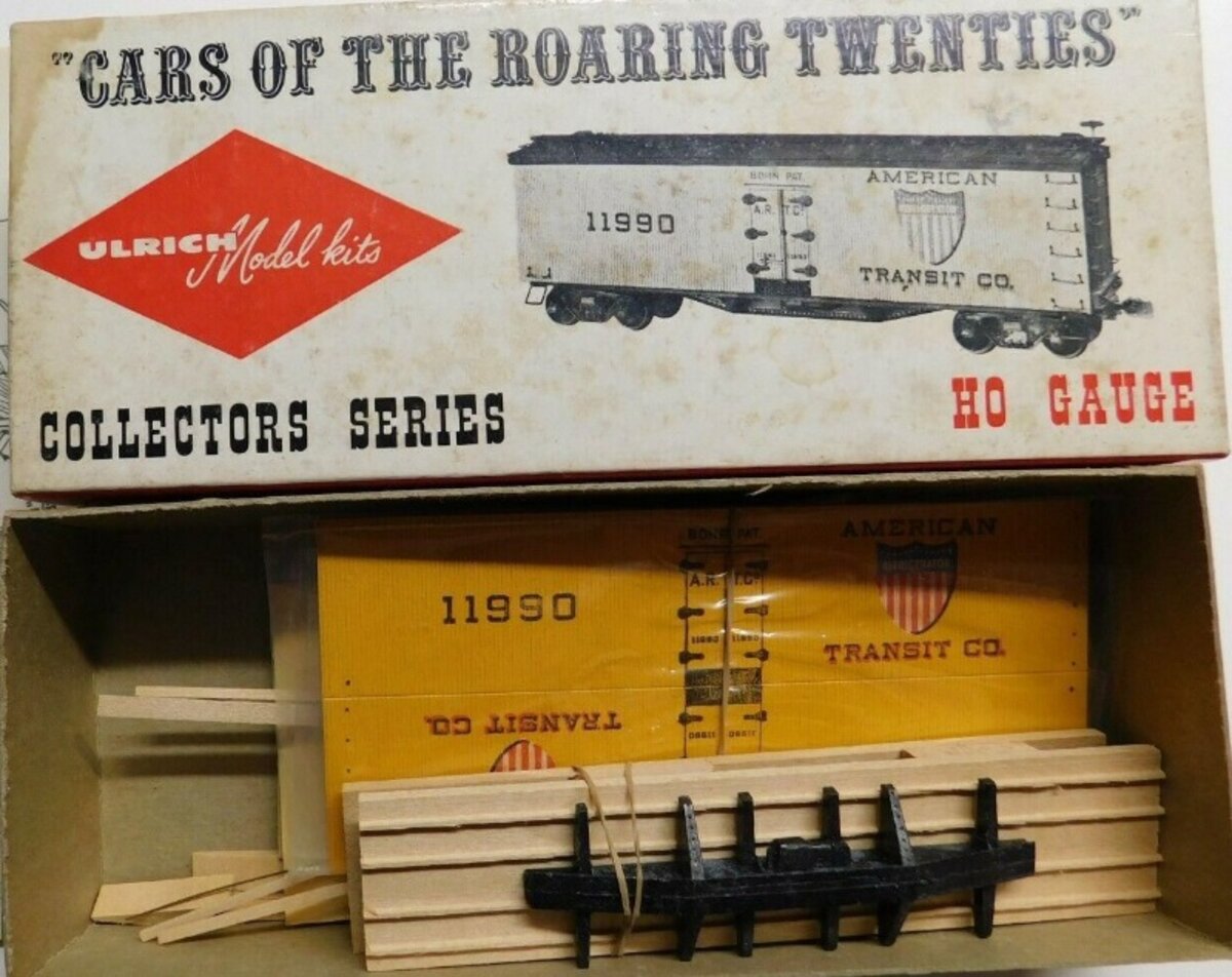 Ulrich 1 HO American Transport Co. Reefer Car # 11990 Kit