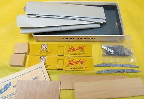 Roanaoke HO Berghoff Beer Blueprint Series Box Car Kit