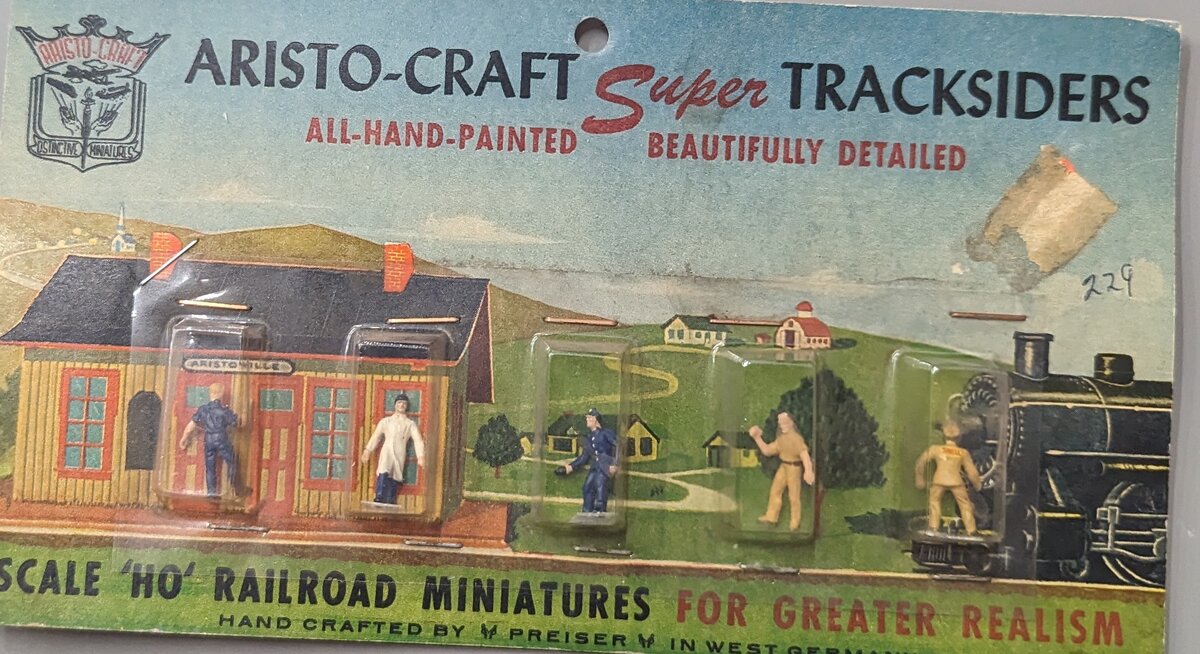 Aristo-Craft 229:100 HO Tracksiders Railroad Miniatures Men at Wor0