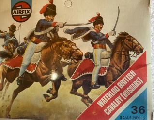 Airfix Products S43 1:72 Plastic British Cavalry Kit (Pack of 36)