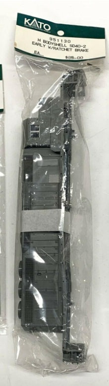 Kato 951130 HO Bodyshell SD-40-2 Early W/Ratchet Brake