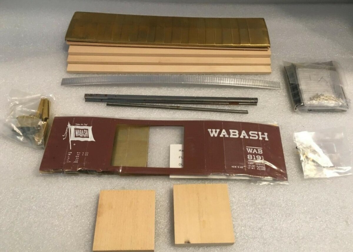 Old Pullman 7803 O Wabash 40' Double Door Box Car Kit