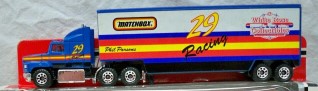 White Rose Collectibles 29 1:64 Phil Parson Matchbox Racing Team Transporter