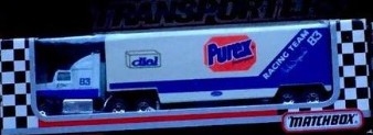 Matchbox CY109 1:64 Super Star Purex #83 Racing Team 1993 Transporter