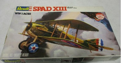 Revell H627:60 1:72 SPAD XIII Military Aircraft Plane Model Kit