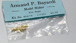 Bayardi M54/19 1:32 Resin Tin Mugs (Pack of 10)