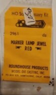 Roundhouse 2961 HO Red Marker Lamp Jewel