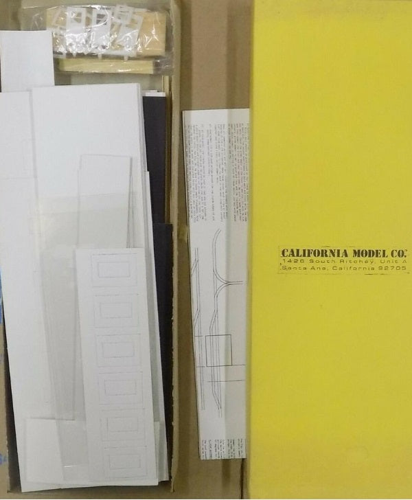 California Model Co 73 HO Main Streeet Station Bulding Kit