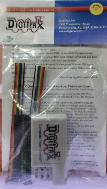 Digitrax DS78V Eight Servo Decoder LocoNet Stationary