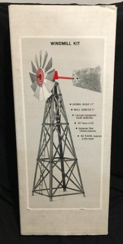 Karedon Limited 141 17" Galvanized Steel Windmill w/5"Diameter Wheel Model Kit