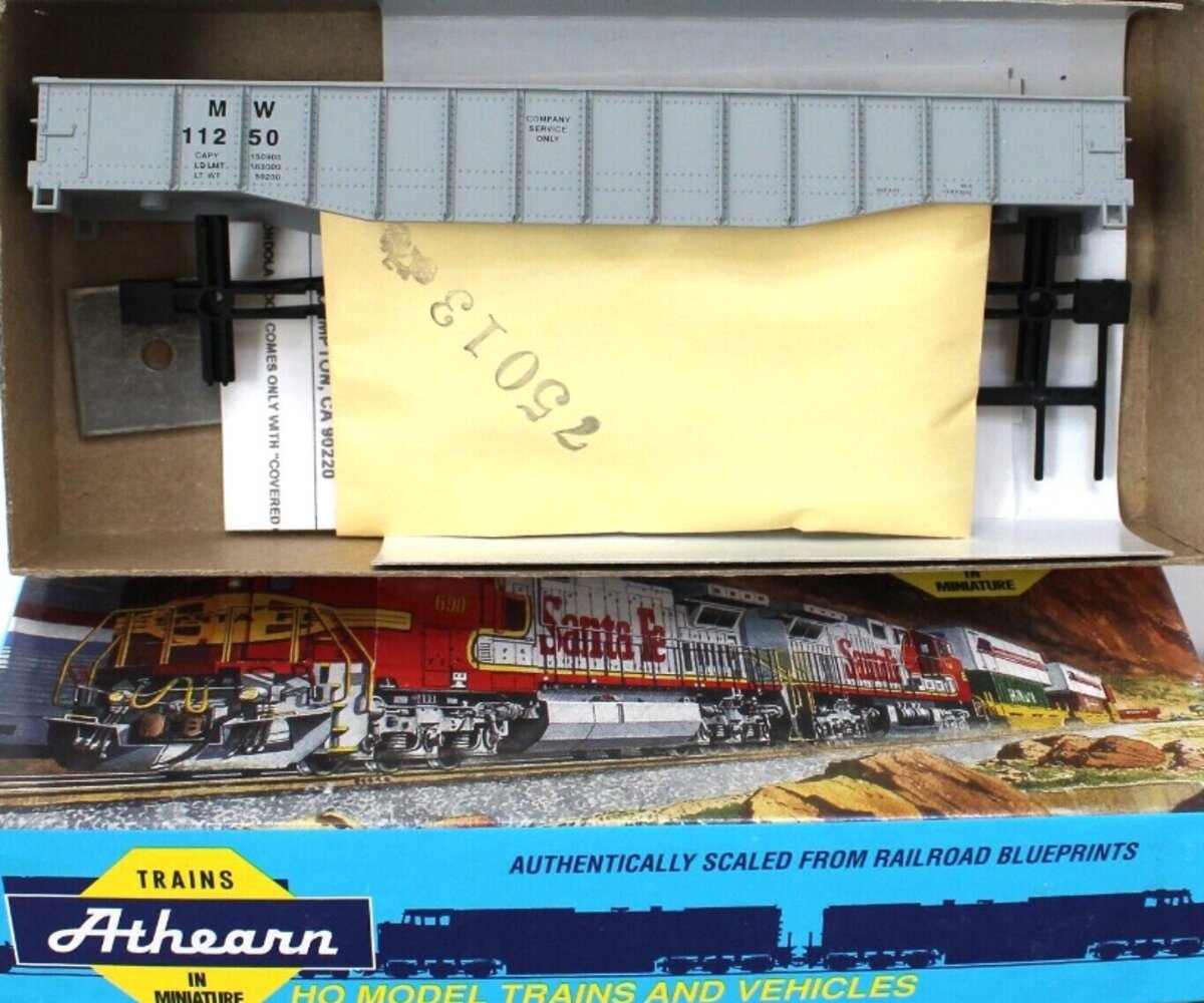 Athearn 1125 HO MW Work Train Gondola # 11250 Kit