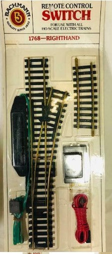 Bachmann 1768 HO Right Hand Remote Control Switch Turnout