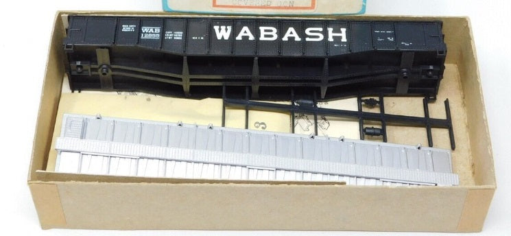 Athearn HO Con-Cor Wabash Covered Gondola # 12855 Limited Run Kit