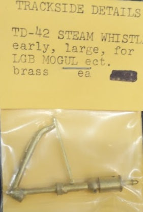 Trackside Details TD-42 G Steam Whistle Early Large For LGB Mogul Brass