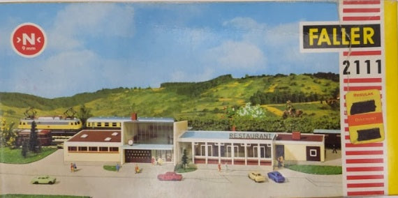 Faller 2111 N Scale Neustadt Station W/Restaurant Building Kit