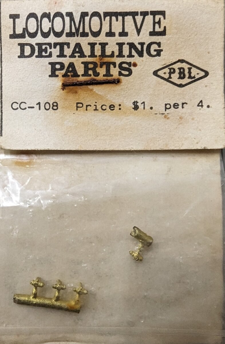 PBL CC-108 Okadee Cylinder Cocks Mount Beneath Cylinders