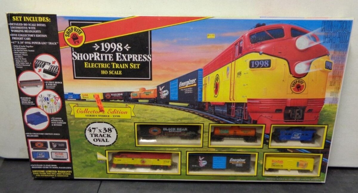 ShopRite Express 1998 HO Gauge Diesel Train Set - Collector's Edition Series-3
