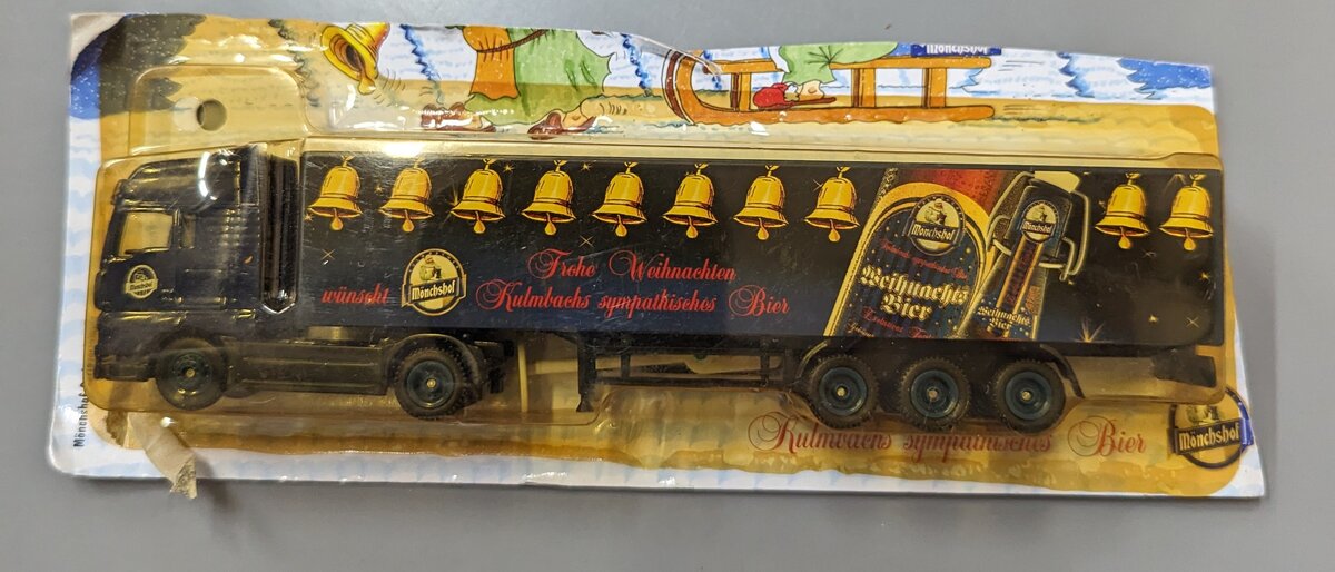 Grell Hummer 1860 HO Kulmbachs Sympathisches Bier Holiday Semi Truck