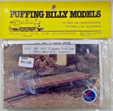 Puffing Billy Models 1117 HO/HOn3/HOn 2 1/2 7 Stake G on Less T/C Kit