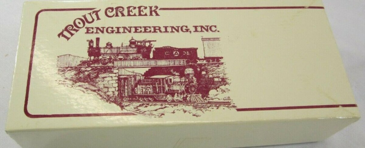 Trout Creek 112 HOn3 Bell-Ute Lumber Line 750/1500Gal Cyl Tank Car 4/8 Wheel Kit